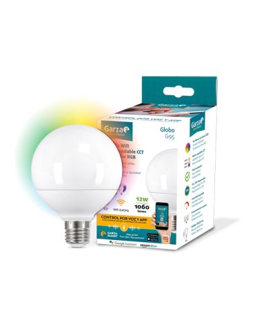 BOMBILLA  WIFI  E27  RGB  GLOBO  REGU  1060LM  12  W  401277