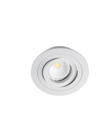 FOCO  LED  ORIENTABLE  REDONDO  BLANCO  6,2  W  44-010-06-400