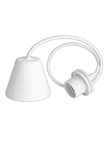 COLGANTE  LAMPARA  MAX  60W  1M  BLANCO  -  12099