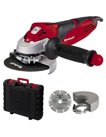 MINIAMOLADORA  125MM  MALETIN  750  W  TE-AG115-125/750KIT