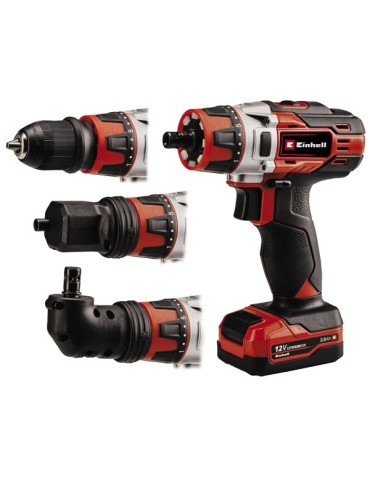 TALADRO  ATORN  2V  10MM  +ANGULO  12  V  TE-CD12/1  3X-LI