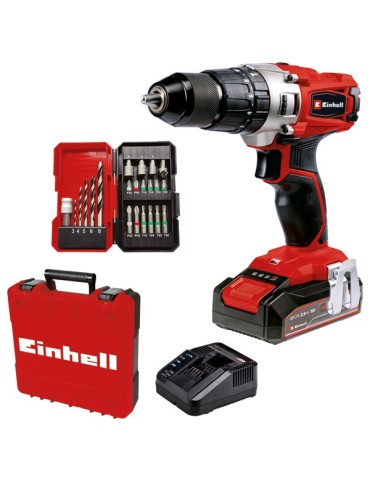 TALADRO  ATOR  PERC  2V  1B+SET+M  18  V  TE-CD  18/2LI-I+22