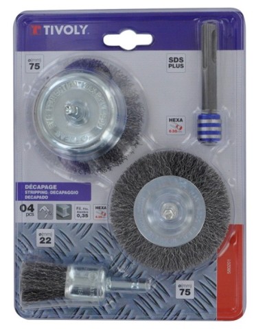 KIT  PULIDO  CEPILLADO  SDS  7  PZ  -  XT20252580201