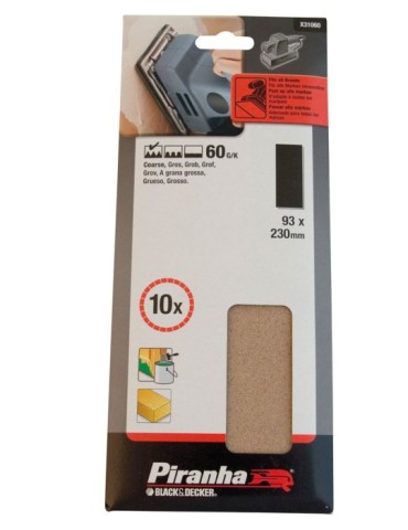 HOJA  LIJA  1/3  PQ10  GR60  93X230  MM  STA31060XJ