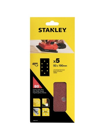 HOJA  LIJA  VELCRO  PQ  5  G80  93X190  MM  STA31517XJ