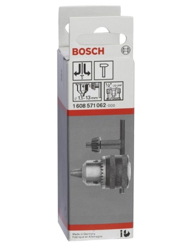 PORTABROCAS  LLAVE  1/2-20''  1,5-13  MM  1608571062