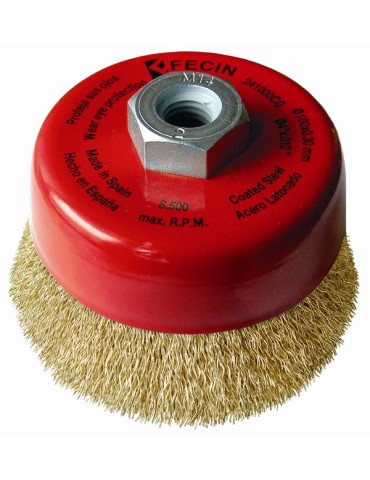 CEPILLO  TAZA  LATONADO  M14  100  MM  241000CGM14D