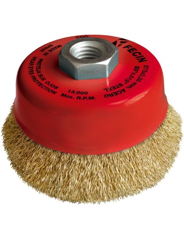 CEPILLO  TAZA  LATONADO  M14  75  MM  240750CGM14D