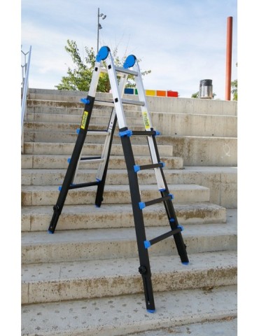 ESCALERA  ALUMINIO  TELES  6+6  -  MULTI66XL