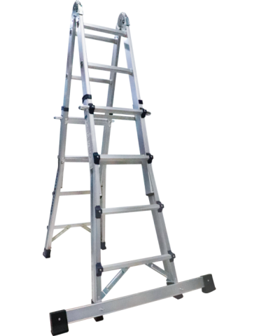 ESCALERA  MULTIUSO  ALUMINIO  2,1-4,15CM  EXCELL  4X4