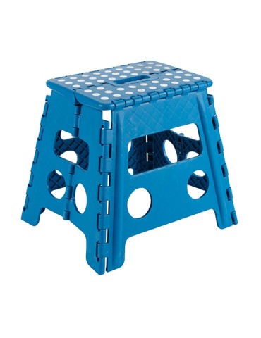 TABURETE  MULTIUSO  PLEGABLE  AZU  29X22X32CM  TB032A