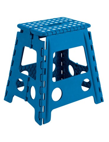 TABURETE  MULTIUSO  PLEGABLE  AZU  29X22X39CM  TB039A