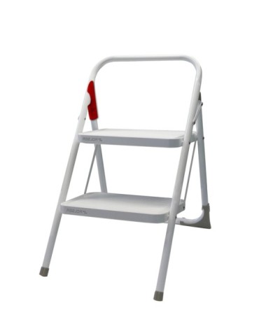 TABURETE  2  PELDAÃOS  M/10  BLANC  -  MET003