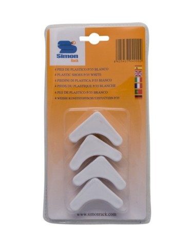 PIE  PLAST  ESTANT  BL/4  P/35  GRI  -  901300002