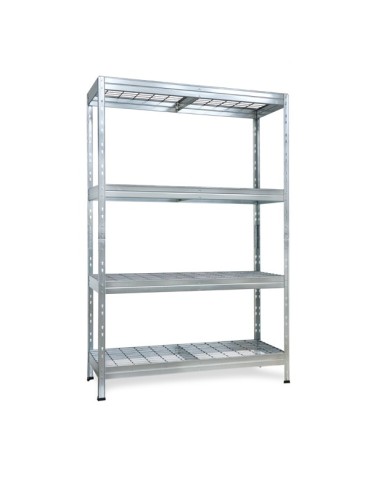 ESTANTERIA  S/T  4B  GALVANIZADA  180X120X45  WIRE  120/50