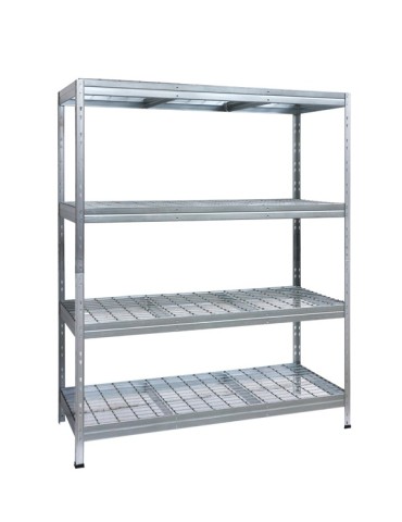 ESTANTERIA  S/T  4B  GALVANIZADA  180X150X60  WIRE  150/60