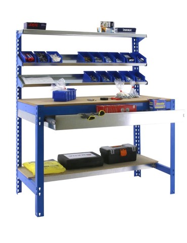 BANCO  DE  TRABAJO  BT1  C/REPISAS  144X121X61  448100945127514