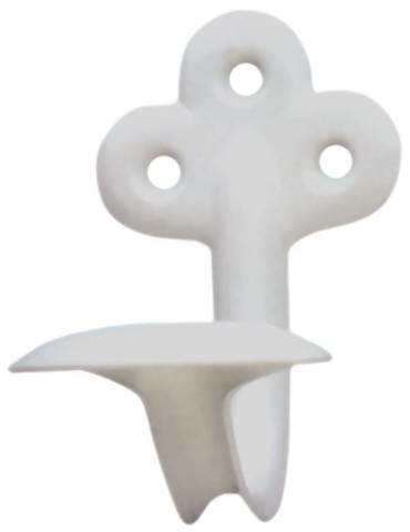 COLGADOR  EPOXI  BCO  CHAPA  75X46  MM  N.2