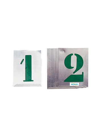 NUMEROS  ROTULAR  ALUMINIO  JGO  150  MM  57-240D