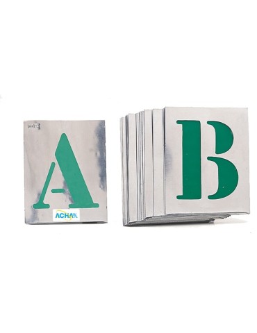 LETRAS  ROTULAR  ALUMINIO  JGO  200  MM  57-150