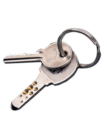 LLAVERO  ANILLA  C/200  NIQUEL  30  MM  1-426