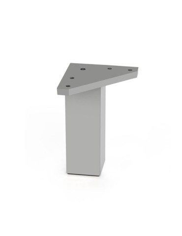 PATA  MESA  ALUMINIO  MATE  ABS  40X100  MM  50013AL