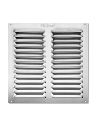 REJILLA  ALUMINIO  BLISTER  20X20  CM  1252-1G