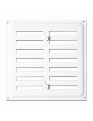 REJILLA  C/PERSIANA  BLANCA  BL  17X17  CM  B70380D