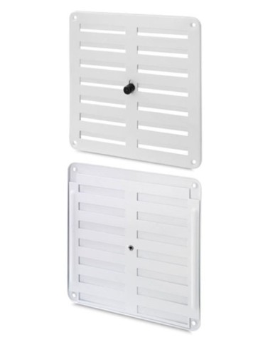 REJILLA  C/PERSIANA  BLANCA  BL  17X17  CM  1261-2G
