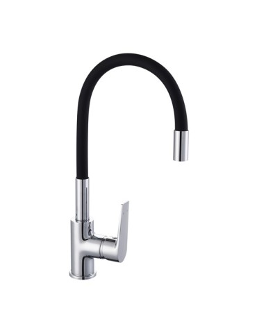 MONOMANDO  FREGADERO  GOMA  NEGRA  -  47992