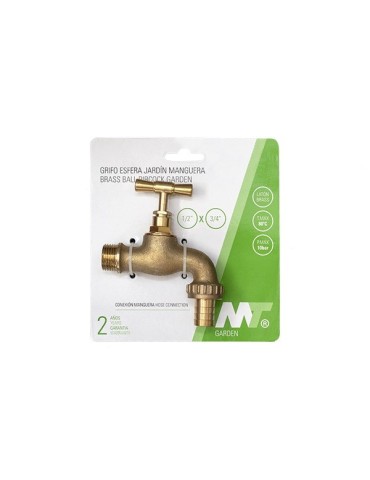 GRIFO  JARDIN  LATON  ENCHUFE  MANGUERA  1/2-3/4''  414501520G
