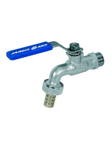 GRIFO  CURVO  MANGUERA  JARDIN  1/2-3/4''  00413