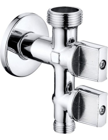 VALVULA  ESCUADRA  LAVADORA-LAVABO  VERTICAL  1/2-3/43/8  0042132