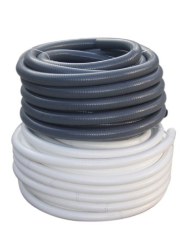 TUBO  SANITA  PVC  FLEX  50MM  GRIS  R/25  M  421211