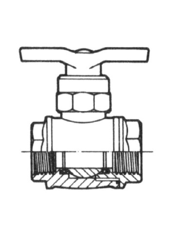 VALVULA  ESFERA  PP  HH  GAS  1/2''  52001