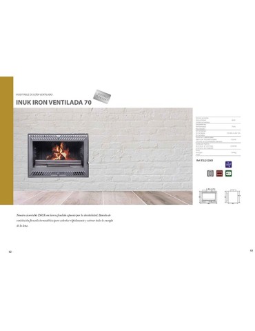 CASETTE  INSERT  LEÃA  INUK  IRON  VENTILADA  8  KW  ESL252001