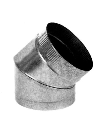 CODO  ESTUFA  GALVANIZADO  45Âº  120  MM  CG12045
