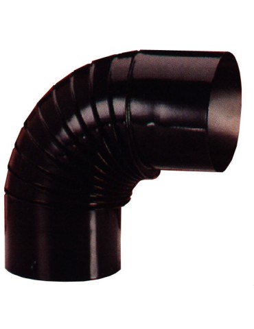 CODO  ESTUFA  VITRIF  NEGRO  90Âº  110  MM  CV11090