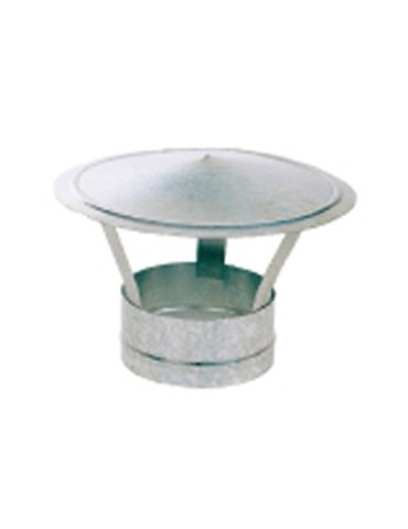 SOMBRERETE  FIJO  CHINO  GALVANIZ  140  MM  SG140