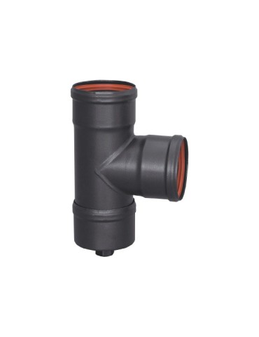 TE  ESTUFA  PELLET  90Âº  MHH+TAPON  80  MM  096015