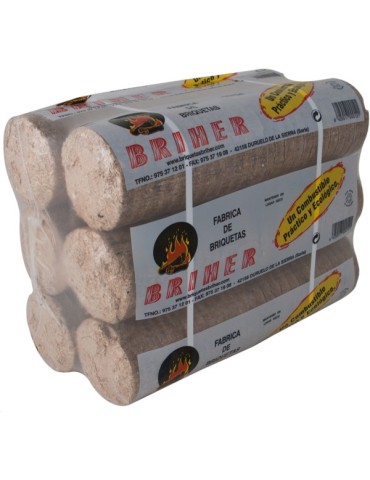 BRIQUETA  COMBUSTIBLE  COMPACTA  6UD  -