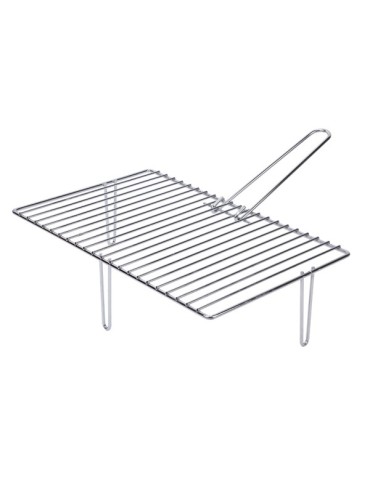 PARRILLA  CHIMENEA  ACERO  INOX.  466X280  MM  02866