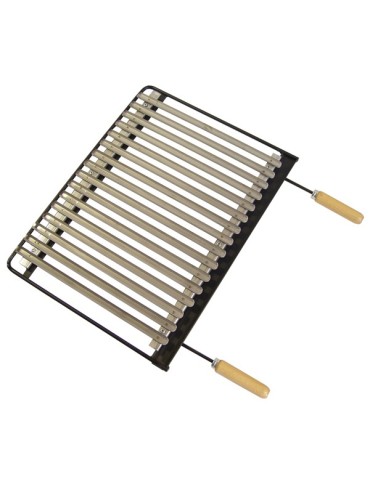 PARRILLA  BARBACOA  INOX  60X41  CM  71625