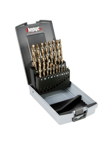 BROCA  HSS  TITANIO  JGO  19  PZS  1-10X0,50  1171