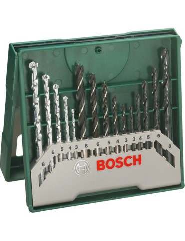 BROCAS  HSS-PIEDRA-MADERA  15  PZ  3-8  MM  2607019675