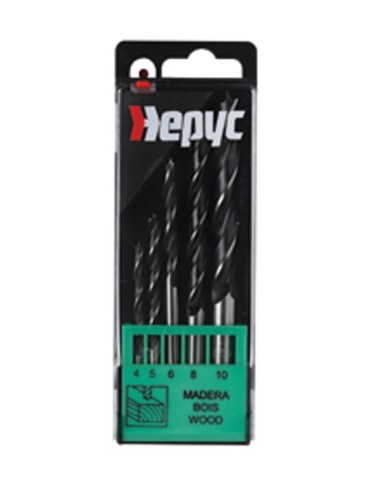 BROCA  MADERA  3P  ST  ESTUCHE  5PZ  4-10X1,0MM  8132/2