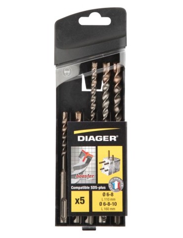 BROCA  SDS  PLUS  JGO  5  PZS  6-10  MM  104B