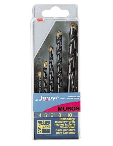 BROCA  WIDIA  JGO  5  PZS  4-10  MM  8130/2