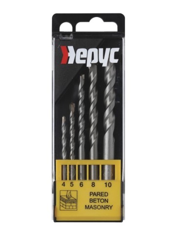 BROCA  WIDIA  JGO  5  PZS  4-10  MM  8130/3