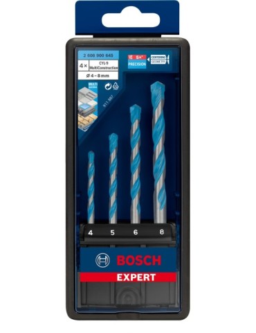 BROCA  MULTICONSTR  JG  4  EXPERT  CYL-9  4-5-6-8MM  2608900645